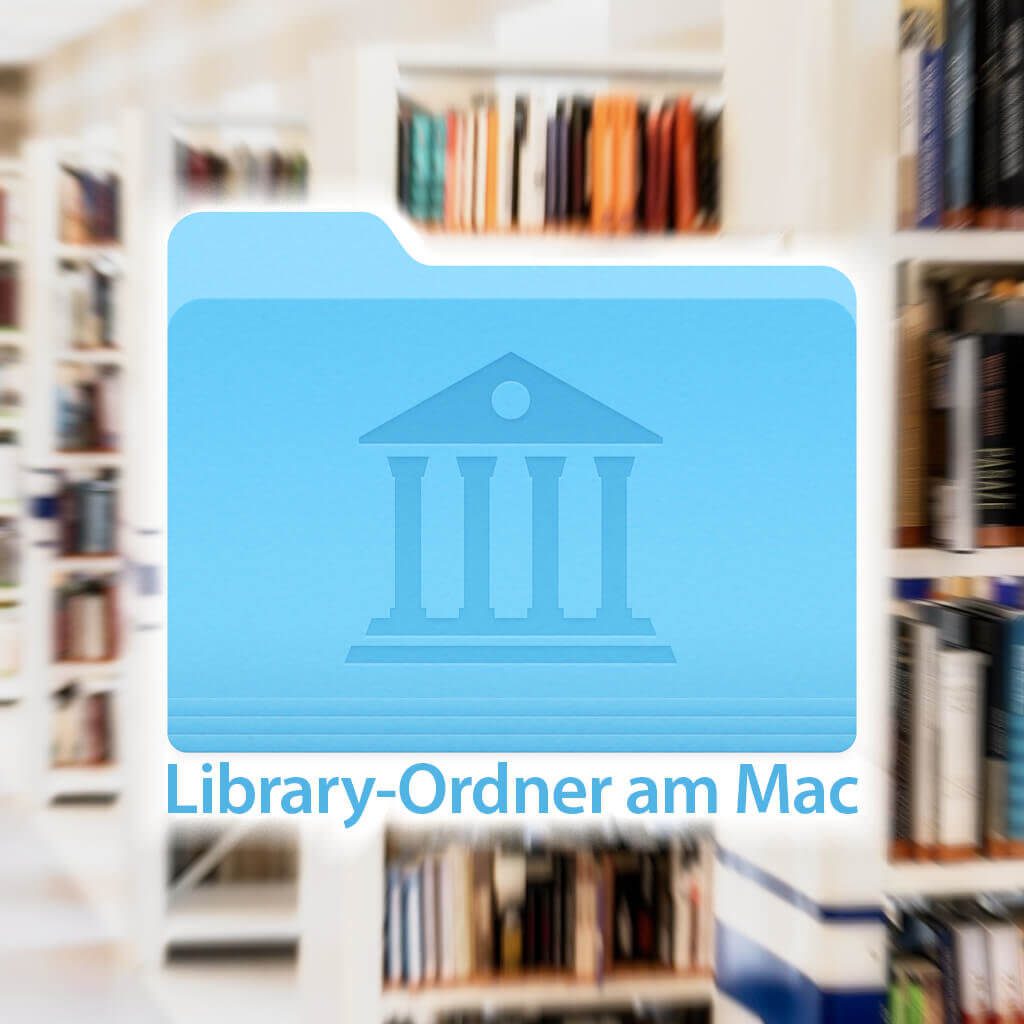 Wege in den Ordner Library am Mac
