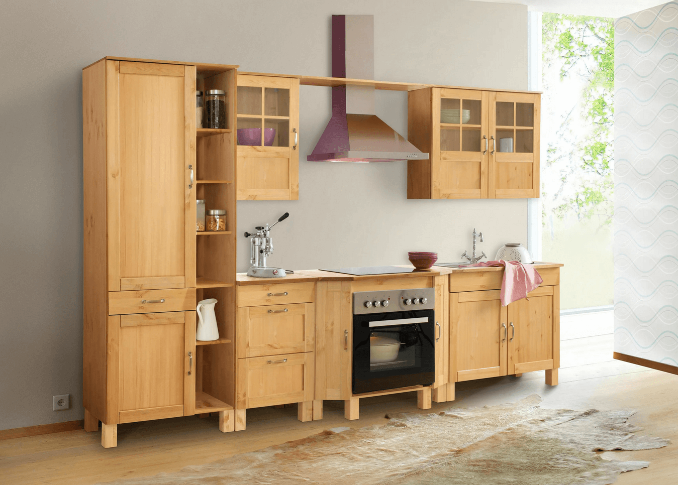 kaufen Erfahrung: Gute Massivholz-Küchenmöbel Meine online