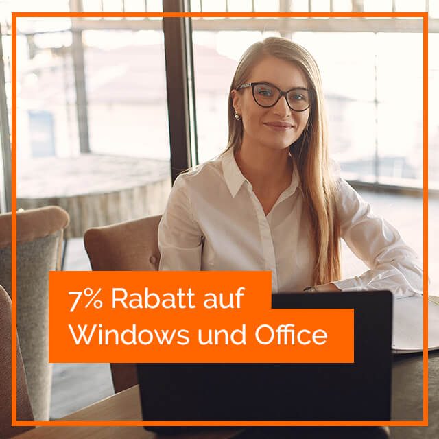 Lizenzfuchs 7% Rabatt Windows und Office