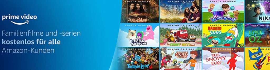 Kinderfilme und Serien kostenlos: Amazon Prime verschenkt Inhalte für die ganze Familie in der Coronavirus-Isolation.