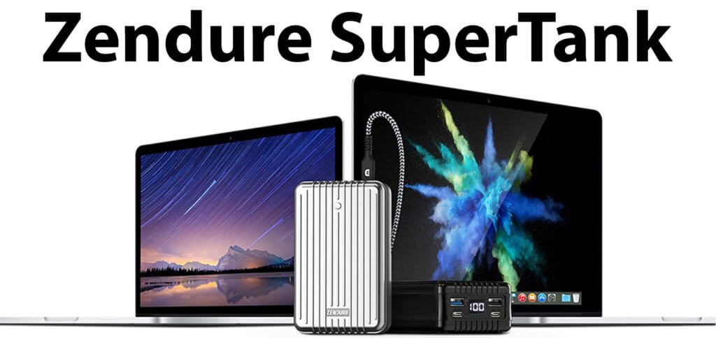 Mit der Zendure SuperTank das MacBook Pro per Schnellladefunktion aufladen – kein Problem! Die Powerbank mit 27.000 mAh verfügt über zwei USB-C- und zwei USB-A-Anschlüsse sowie bis zu 138 Watt Gesamtleistung. 