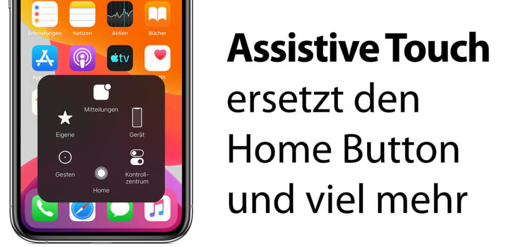 Assistive Touch ist mehr als nur ein Home-Button-Ersatz – es bringt die verschiedensten iOS-Funktionen in ein übersichtliches Menü, das sich mit nur einem Finger bedienen lässt.