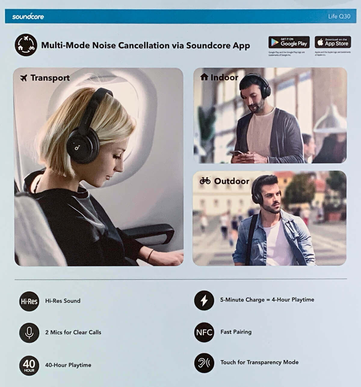 Soundcore Life Q30, los auriculares low-cost con cancelación de