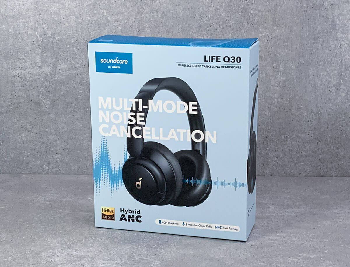 ANKER Soundcore Life Q30 Active Noise Cancelling Headphones - Blue