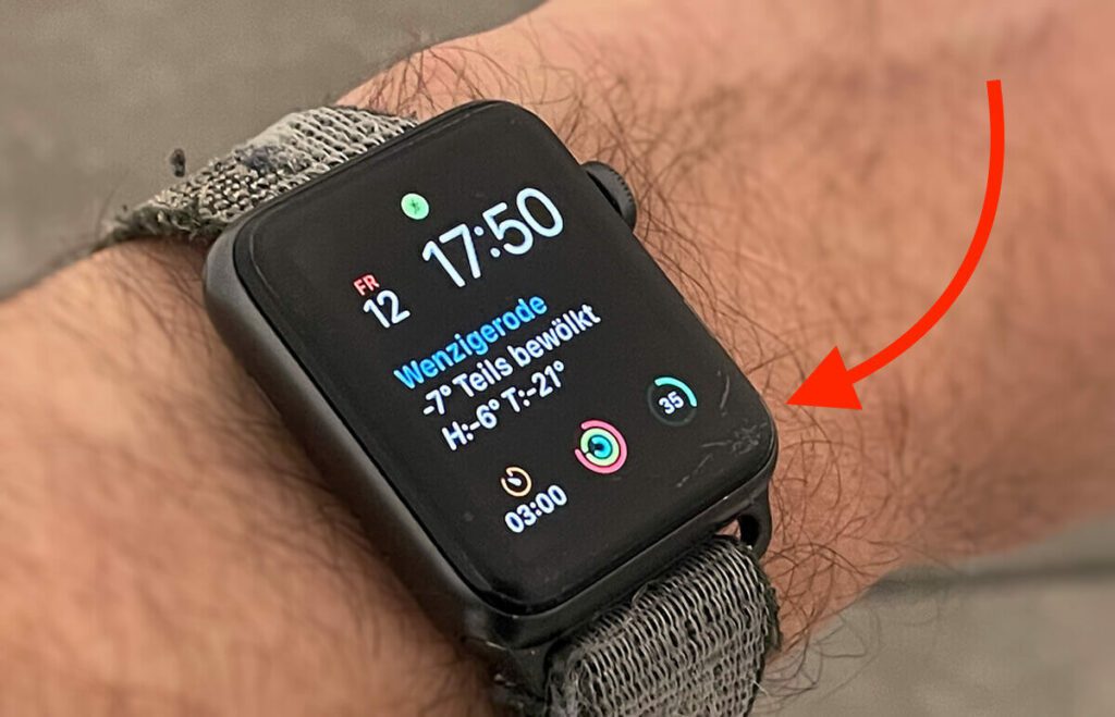 Displayschäden sind bei der Apple Watch nicht selten. Ich setze mittlerweile nicht mehr auf Apple Care+, sondern schütze das Display der Watch lieber aktiv (Fotos: Sir Apfelot).