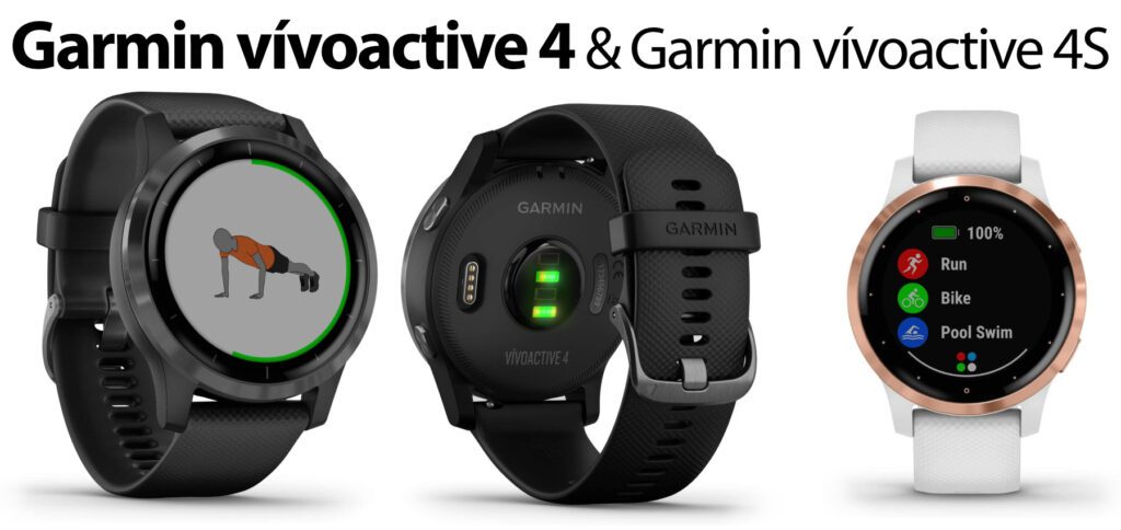 Hier findet ihr Details zur Sport-Smartwatch Garmin vívoactive 4 und zum kleineren Modell 4S. Eine durchschnittlich sehr gut bewertete Uhr mit Fitness-Funktionen und -Apps.