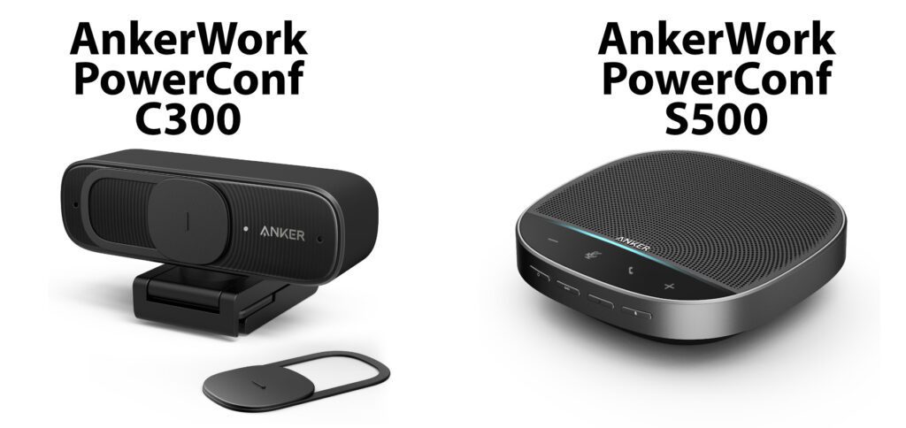 Für die neue Produktlinie AnkerWork von Anker wurden Details zur PowerConf C300 Webcam und zum PowerConf S500 Konferenzlautsprecher heraus gegeben.
