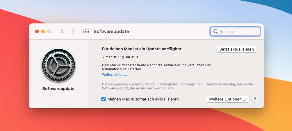 Das neue macOS 11.3 Update enthält auch Sicherheitsupdates, sodass es aus meiner Sicht eine wichtige Aktualisierung ist.