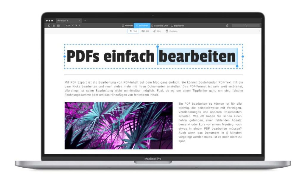 Die App PDF-Expert ist etwas für Leute, die gerne häufiger mal PDFs editieren möchten.