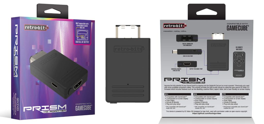 Der Nintendo GameCube HDMI-Adapter von Retro-Bit ist seit dem 14. Mai 2021 erhältlich. Was der Retro-Bit Prism kann und mit welchem GameCube-Modell er kompatibel ist, das erfahrt ihr hier.