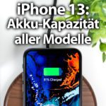 Apple iPhone 13 Akku-Kapazität in mAh und Wh