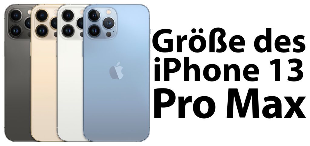 Hier findet ihr die Apple iPhone 13 Pro Max Maße sowie den Vergleich zu anderen Modellen. Außerdem gibt's die Anleitung für die AR-Darstellung im eigenen Zuhause.
