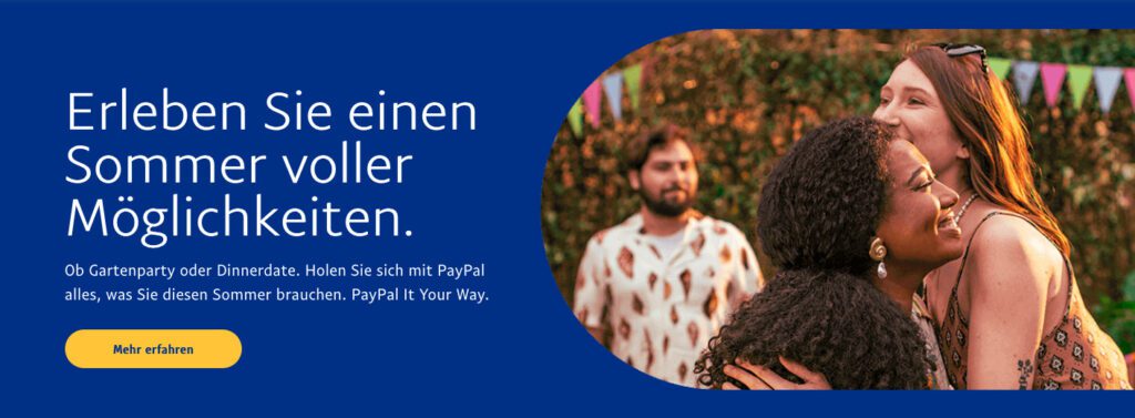 PayPal Webseite