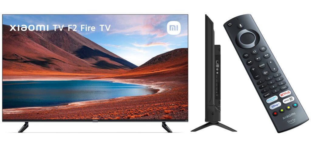 Der Xiaomi F2 Fire TV ist ein Fernseher mit Fire TV System, Alexa Sprachassistenz, 4K Auflösung mit 60 Hz und HDR 10, viermal HDMI 2.1, WLAN, Ethernet und weiteren interessanten Features. Die Bilddiagonale reicht von 43 Zoll über 50 Zoll hin zu 55 Zoll.