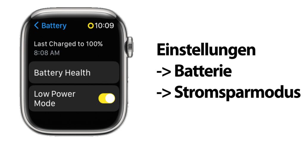 Den Apple Watch Stromsparmodus einschalten und ausschalten könnt ihr z. B. über die Einstellungen der Uhr. Neben der Anleitung bekommt ihr in diesem Ratgeber noch weitere Infos zum Akku-Sparmodus der Apple Watch.
