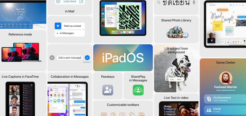 Was bringt das iPadOS 16 Upgrade für Apple iPad, iPad Air, iPad mini und iPad Pro? Hier findet ihr neue Funktionen für System und Apps an den einzelnen Tablets.