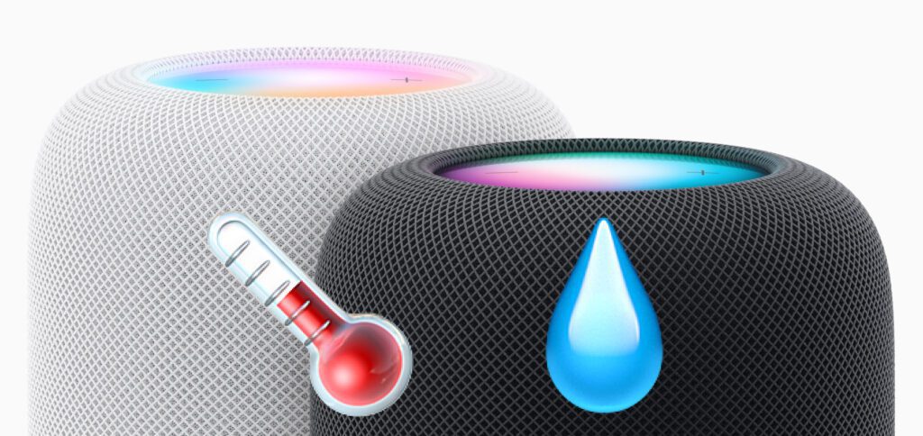 Mit der HomePod Software 16.3 wird nicht nur am HomePod mini der Sensor für Luftfeuchte und Temperatur aktiviert. Auch im neuen HomePod 2 hat Apple die Möglichkeit zur Bestimmung des Raumklimas verbaut.