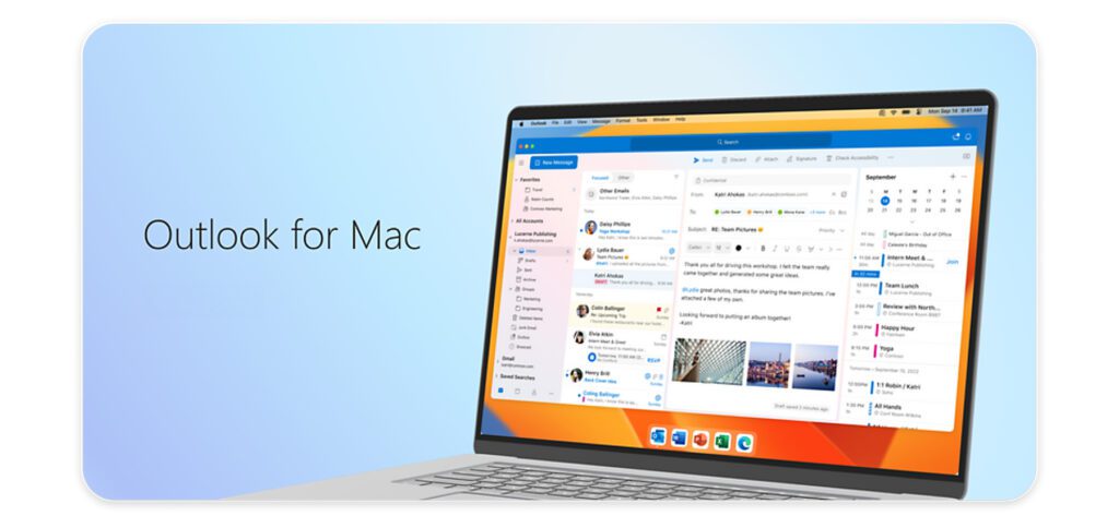 Microsoft bietet Outlook, die Kombination aus Kalender und E-Mail-Client aus dem Office-Paket, gratis im Mac App Store an. Ein 365-Abo ist nicht mehr nötig.
