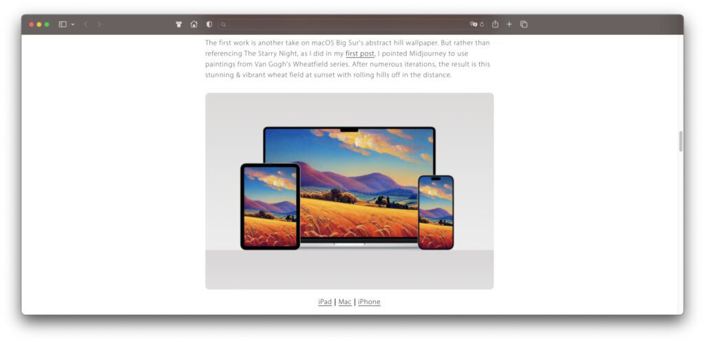 Im „Basic Apple Guy“-Blog findet ihr verschiedene Mac-Hintergrundbilder in stilisierter Form. Diese werden zum Download für Mac, iPad und iPhone angeboten.