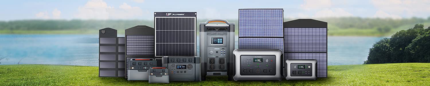 Der Hersteller AllPowers bietet hervorragende Power Stations und faltbare Solarmodule für Camping und ähnliche Aktionen (Fotos: AllPowers).
