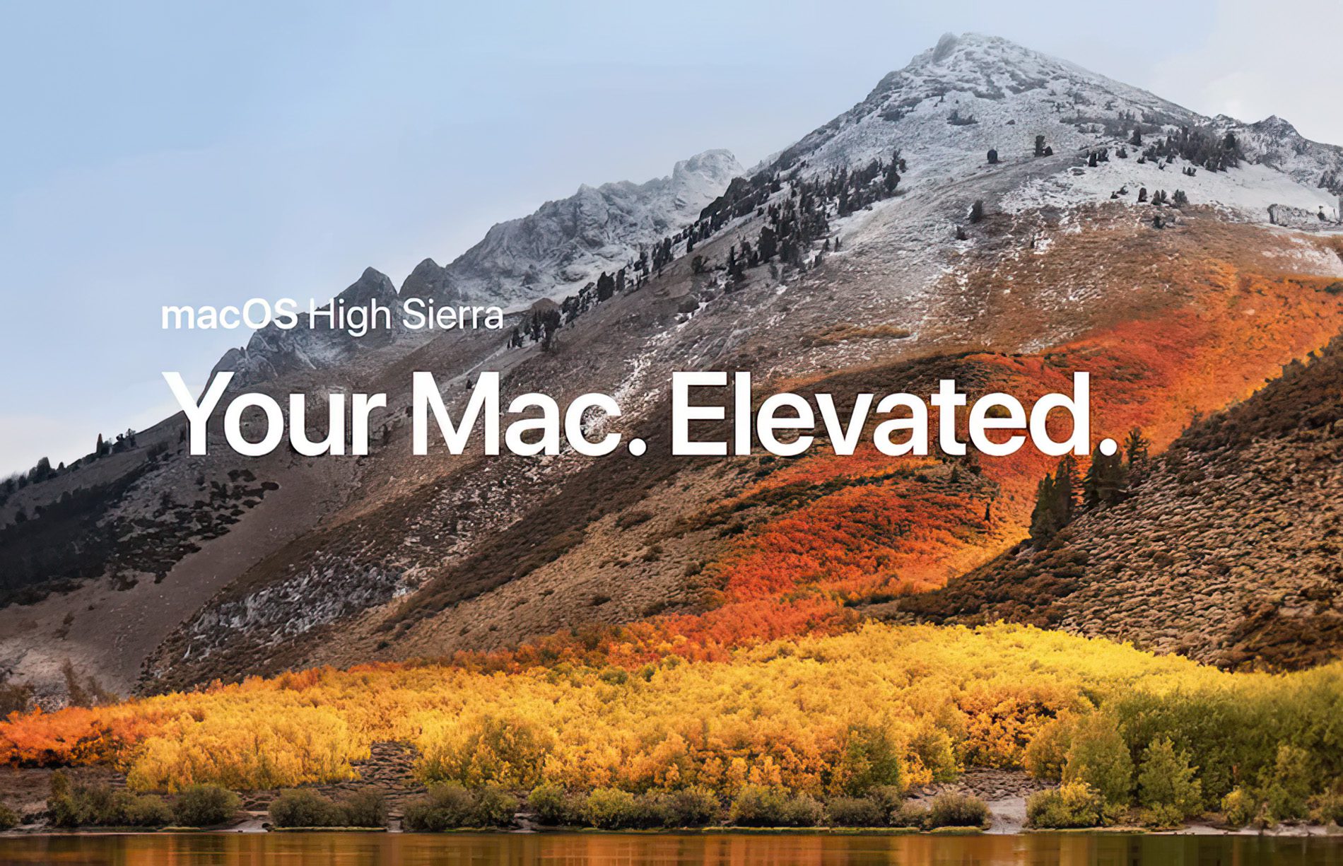macOS High Sierra ist mehr ein Bugfix als ein Feature-Update zu macOS Sierra.
