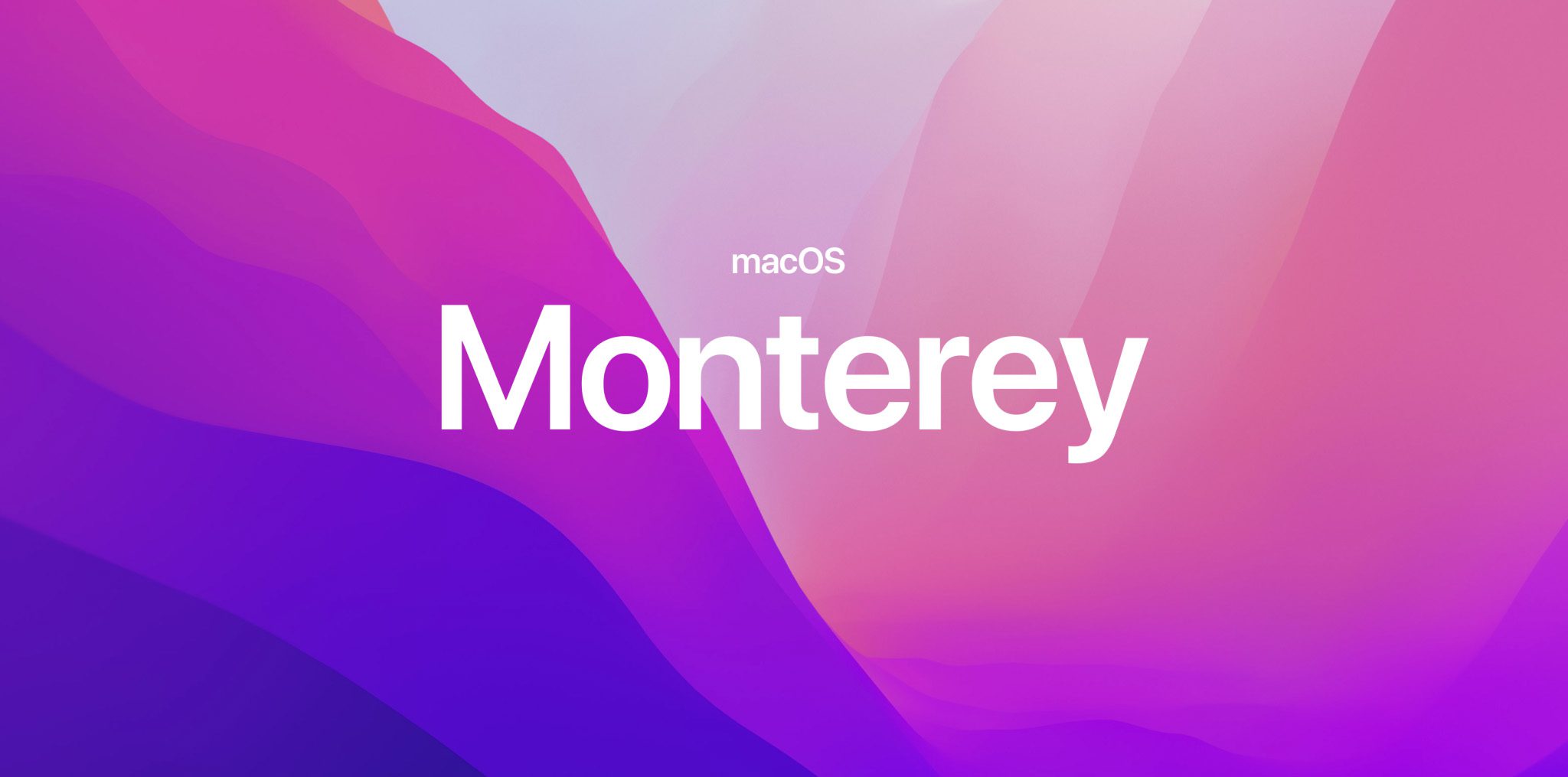 Auch ein buntes Betriebssystem: macOS Monterey – benannt nach der Monterey-Bucht in Kalifornien.