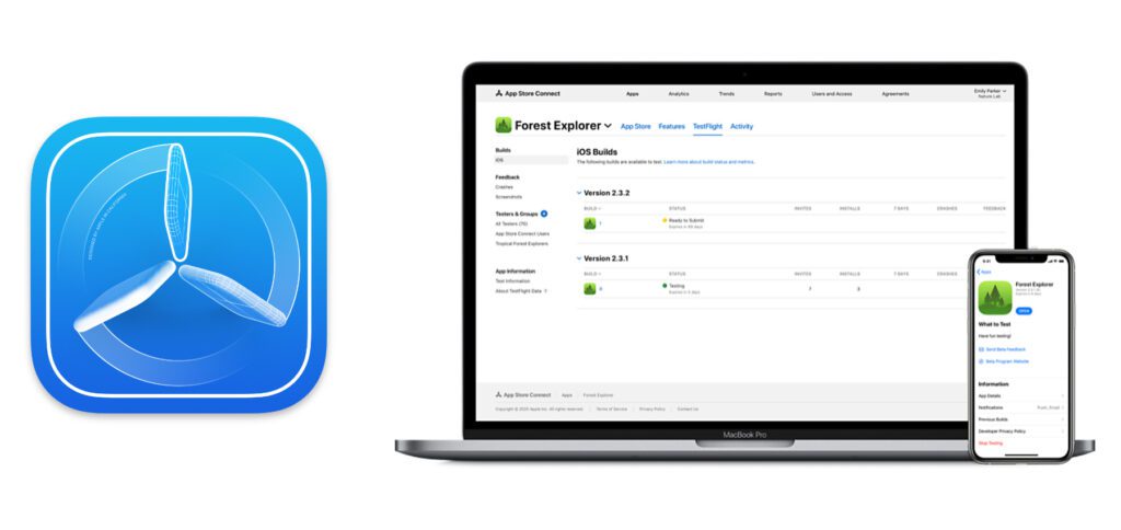 Mit Apple TestFlight können Beta-Versionen von Apps für iOS, iPadOS, macOS, tvOS, watchOS und visionOS getestet werden. Wie das für Developer und User funktioniert und was man noch dazu wissen muss, das erfahrt ihr hier.