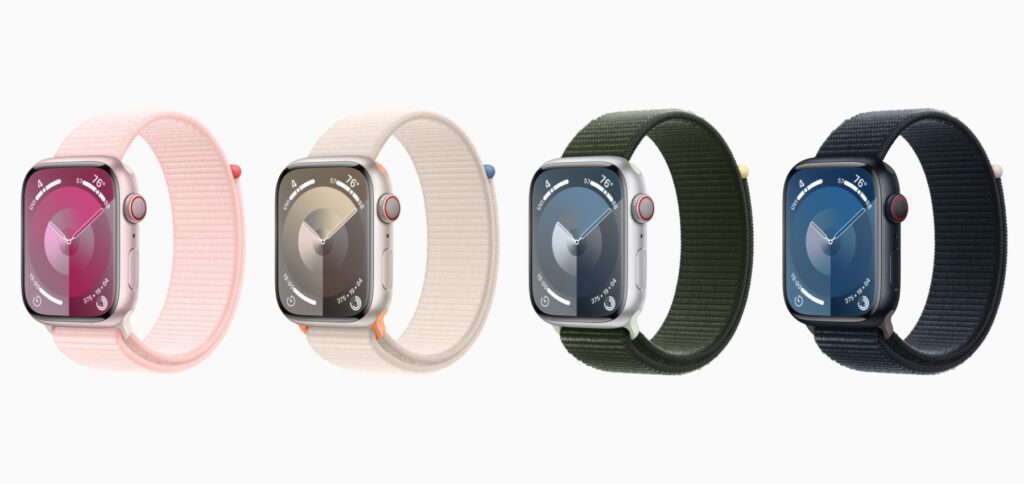 Keine komplette Überarbeitung, aber genug Änderungen für den Kaufanreiz: Die Apple Watch Series 9 mit S9 SiP, Siri on Device, Doppeltipp-Geste, hellerem Display und neuem Ultrabreitband-Chip.