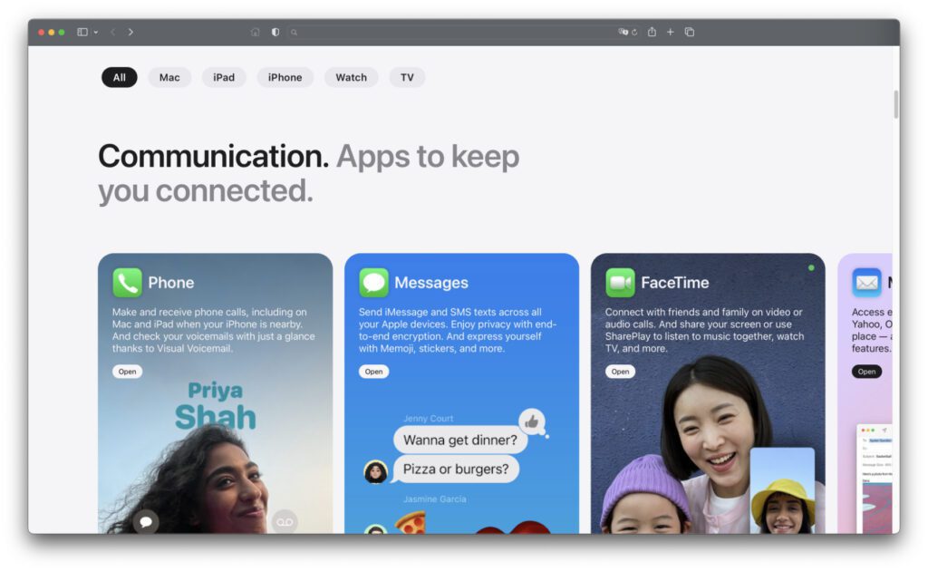 Mit „Apps by Apple“ zeigt der iPhone-Hersteller alle seine Apps für Mobilgeräte, den Mac, die Watch, Apple TV, etc. Was steckt dahinter? Steckt überhaupt etwas dahinter?