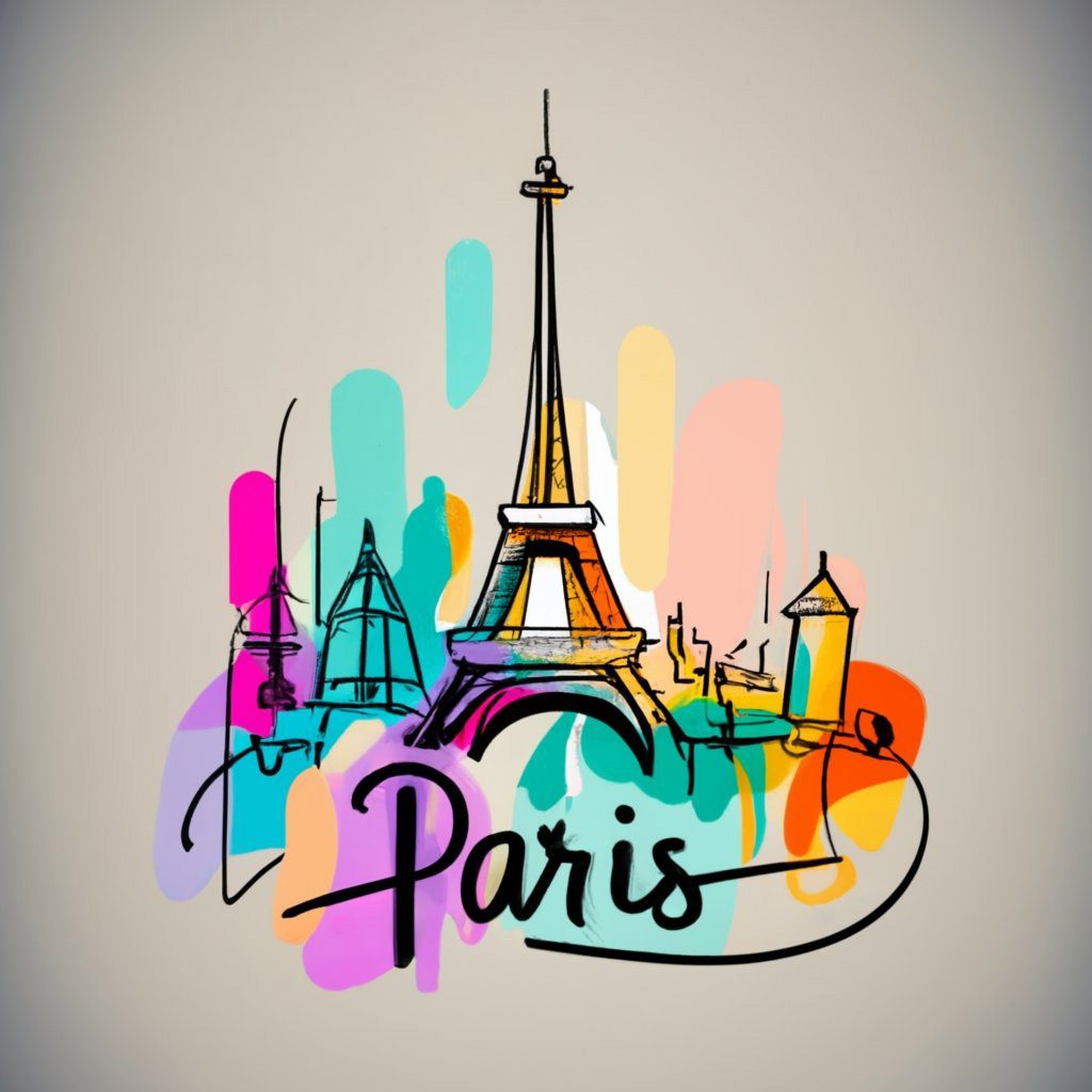 Ein kleines Logo-Design für die Stadt Paris – hier punktet Ideogram.
