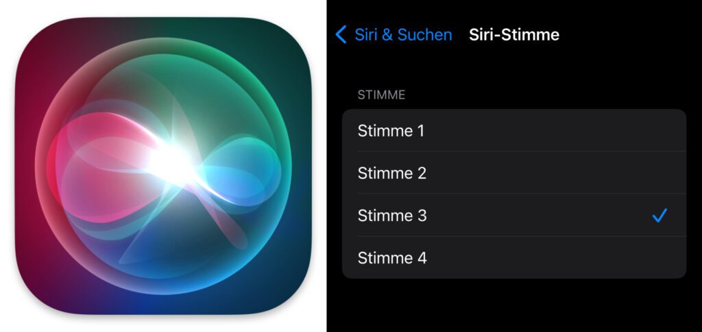 Wollt ihr am Apple iPhone eine andere Siri-Stimme einstellen, dann habt ihr dafür ab iOS 17 eine doppelt so große Auswahl. Stimme 3 und Stimme 4 sind neu dazugekommen.