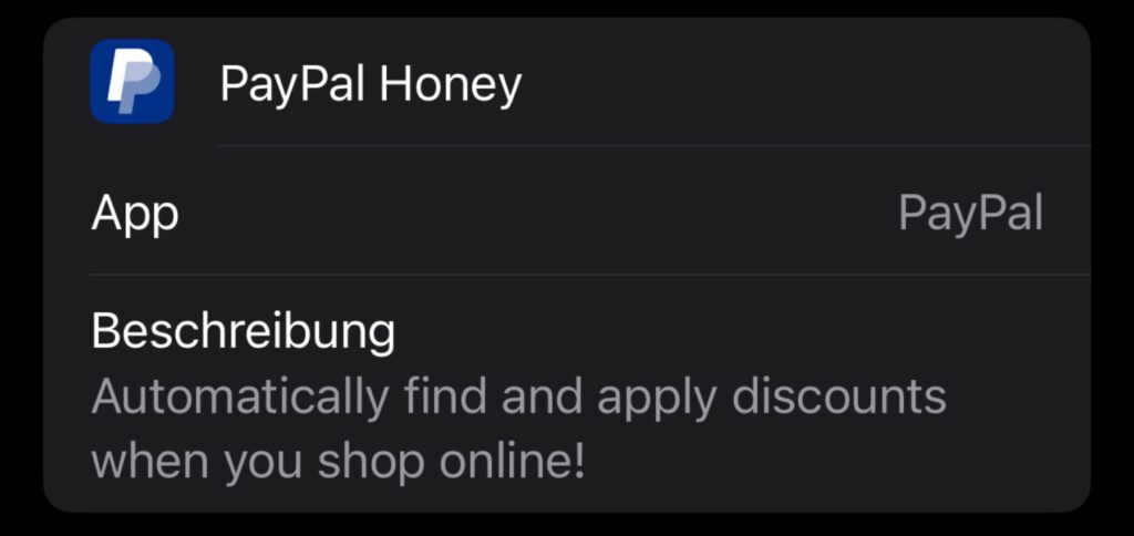 Was ist die PayPal Honey Safari-Erweiterung am iPhone? Wie kommt das Plugin auf mein Smartphone und kann ich es löschen? Auf diese und weitere Fragen bekommt ihr hier eine Antwort.