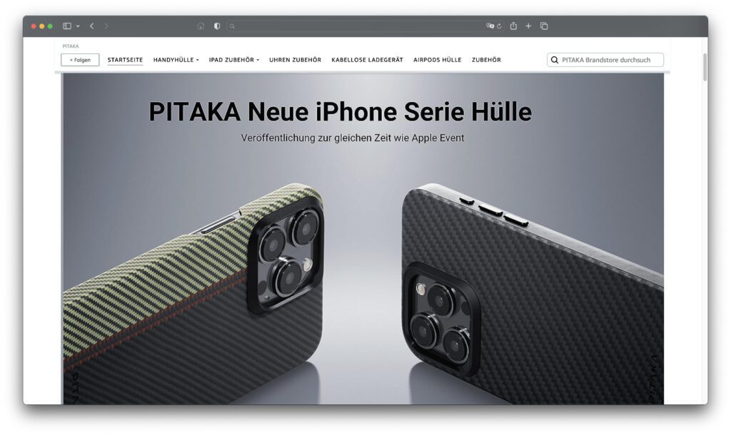 Bei Amazon könnt ihr das Pitaka MagEZ Case 4 und das Pitaka MagEZ Case Pro 4 ab dem Apple-Event am 12. September 2023 kaufen. Hier findet ihr vorab ein Hands-On.