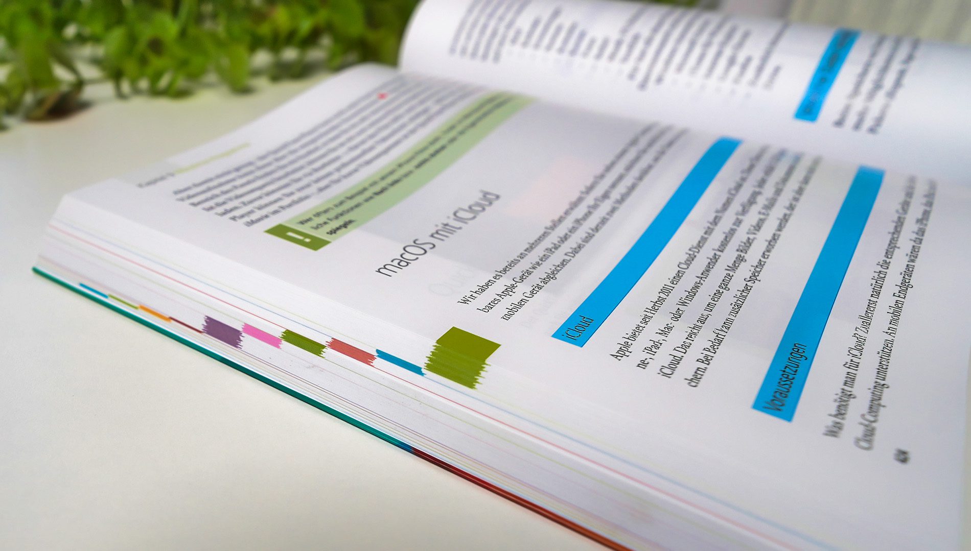 Die Farbcodierung an der Seite hilft, wenn man schnell zu einem bestimmten Kapitel springen möchte (Fotos: Sir Apfelot).