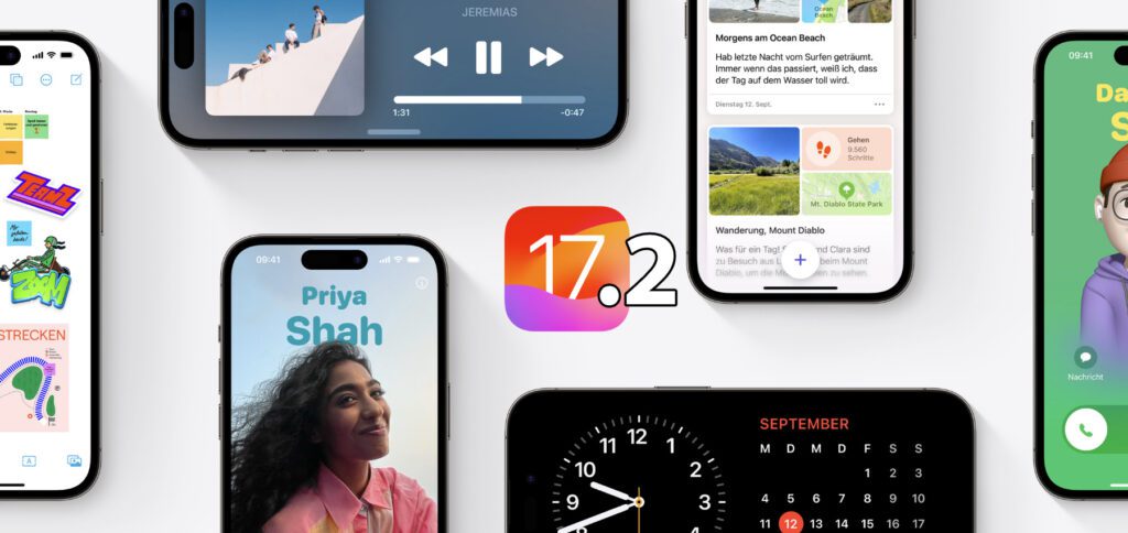 Das Update auf iOS 17.2 steht für kompatible Apple iPhones bevor. Hier findet ihr die wichtigsten Neuerungen und Anpassungen, die nach dem Update greifen.