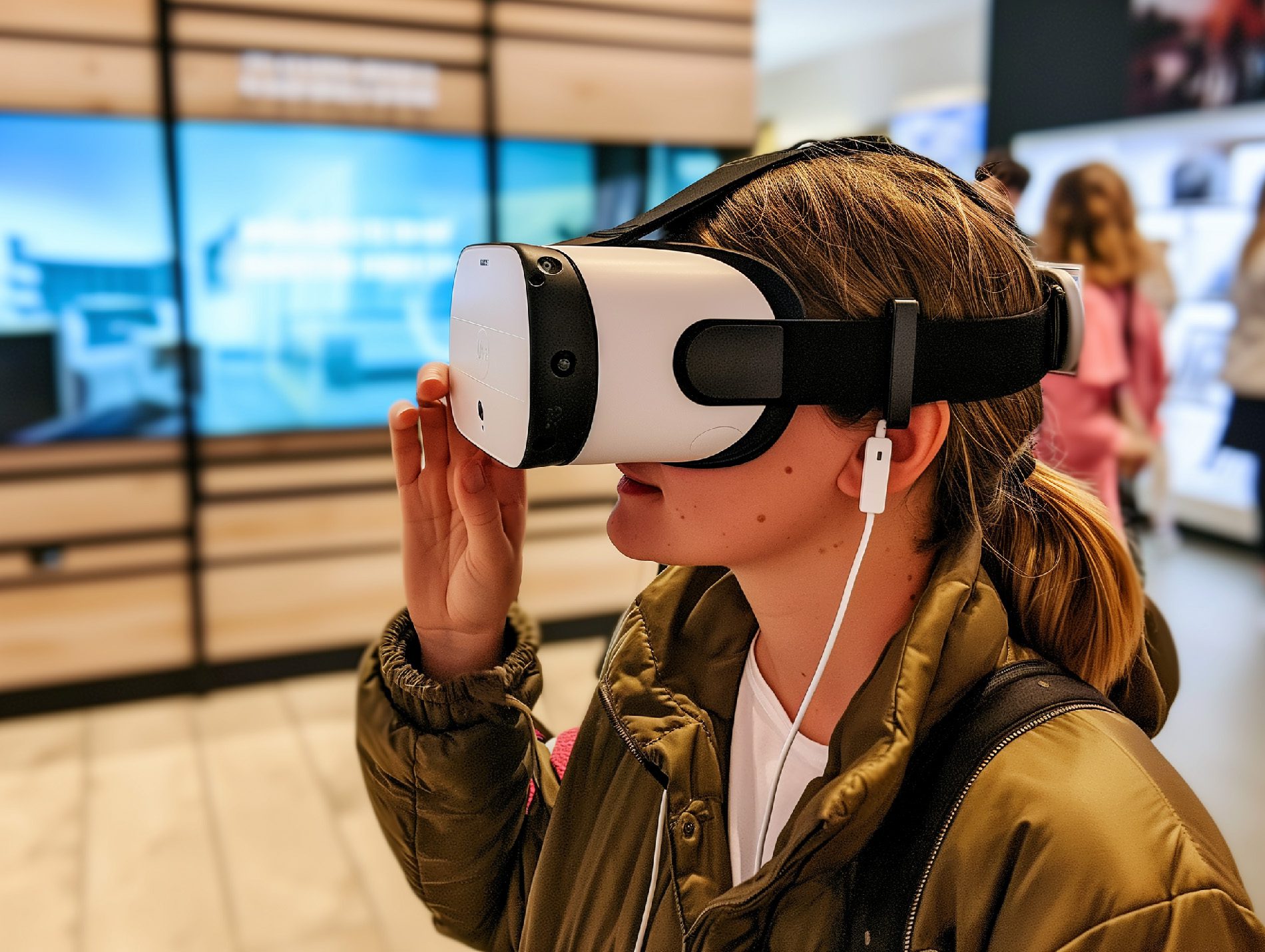 Noch sind die Virtual-Reality-Brillen zu groß, um sie im Alltag zu nutzen, aber das dürfte nur eine Frage der Zeit sind, um gelöst zu werden.