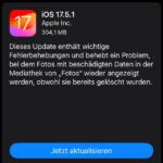 iOS 17.5.1 – Apple behebt Fehler rund um wiederkehrende Fotos