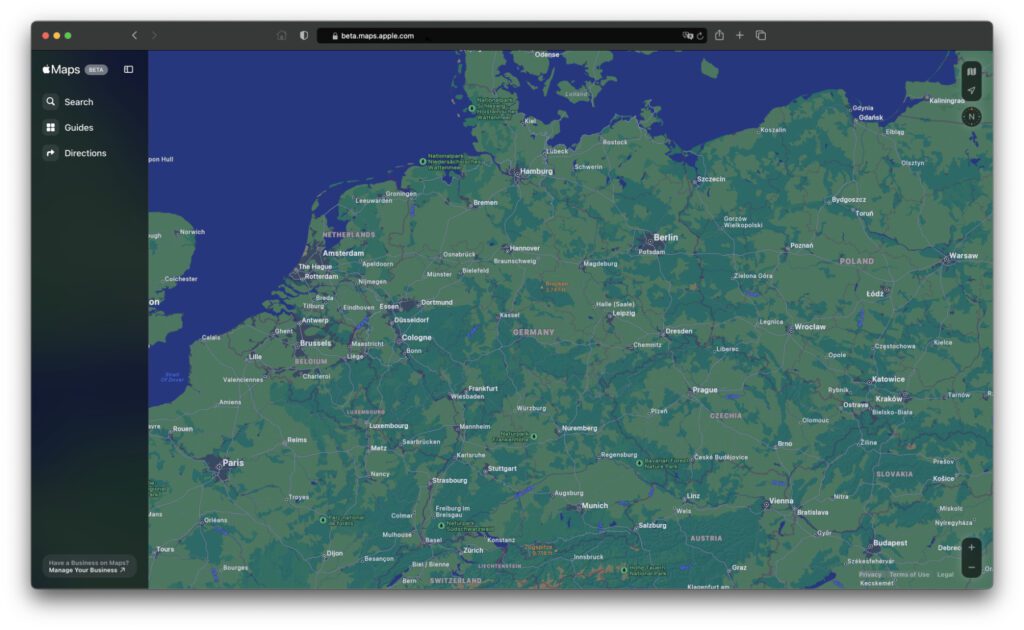 Apple startet sein Karten-Angebot im Web. Die Beta-Version von Apple Karten als Internetseite ist aber noch nicht ganz fertig. Die Details dazu findet ihr hier!